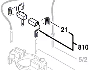 Balais charbon réf. 2 610 353 931 BOSCH